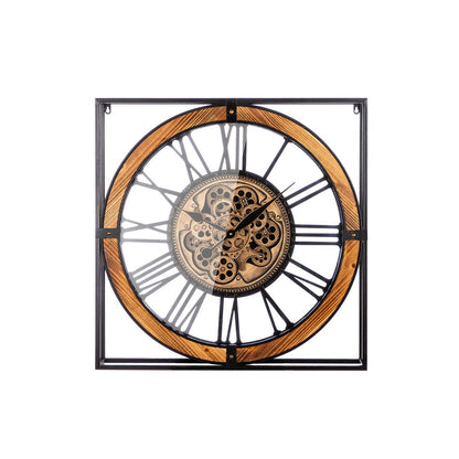 Wall clock square Revolus H.72 cm