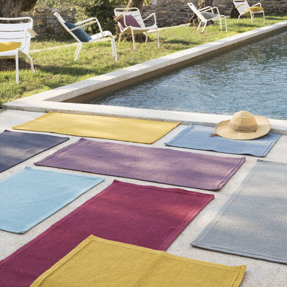Etia Perle plain bath mat 54 x 110