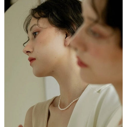 Timeless Pearl Beads Necklace with OT buckle