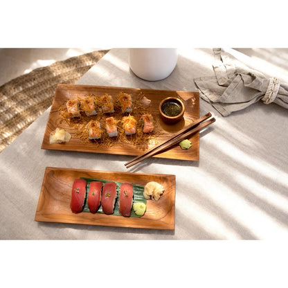 The Teak Root Sushi Plate - L