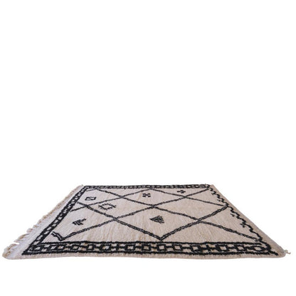 Berber wool rug Beni Ourain 198 x 298 cm