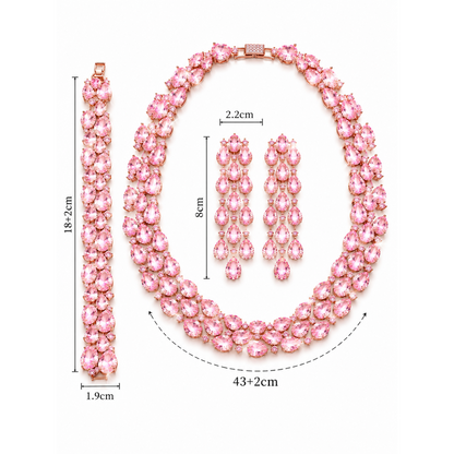 Blush Diamond Couture Jewelry Set