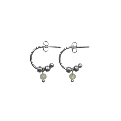Earrings Moonstone - Silver
