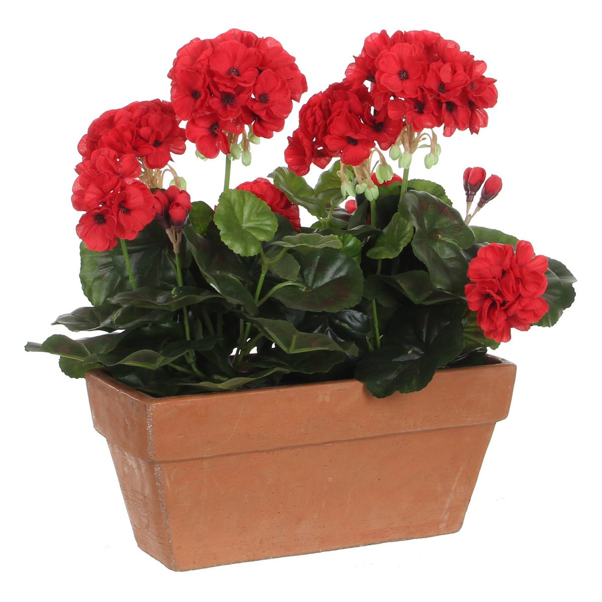 Artificial plant Geranium Red