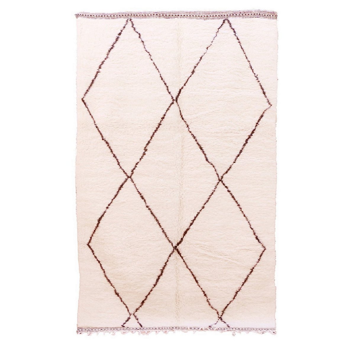 Pure wool Moroccan Berber rug 202 x 347 cm