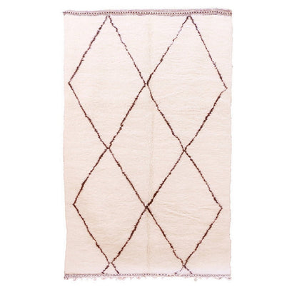 Pure wool Moroccan Berber rug 202 x 347 cm