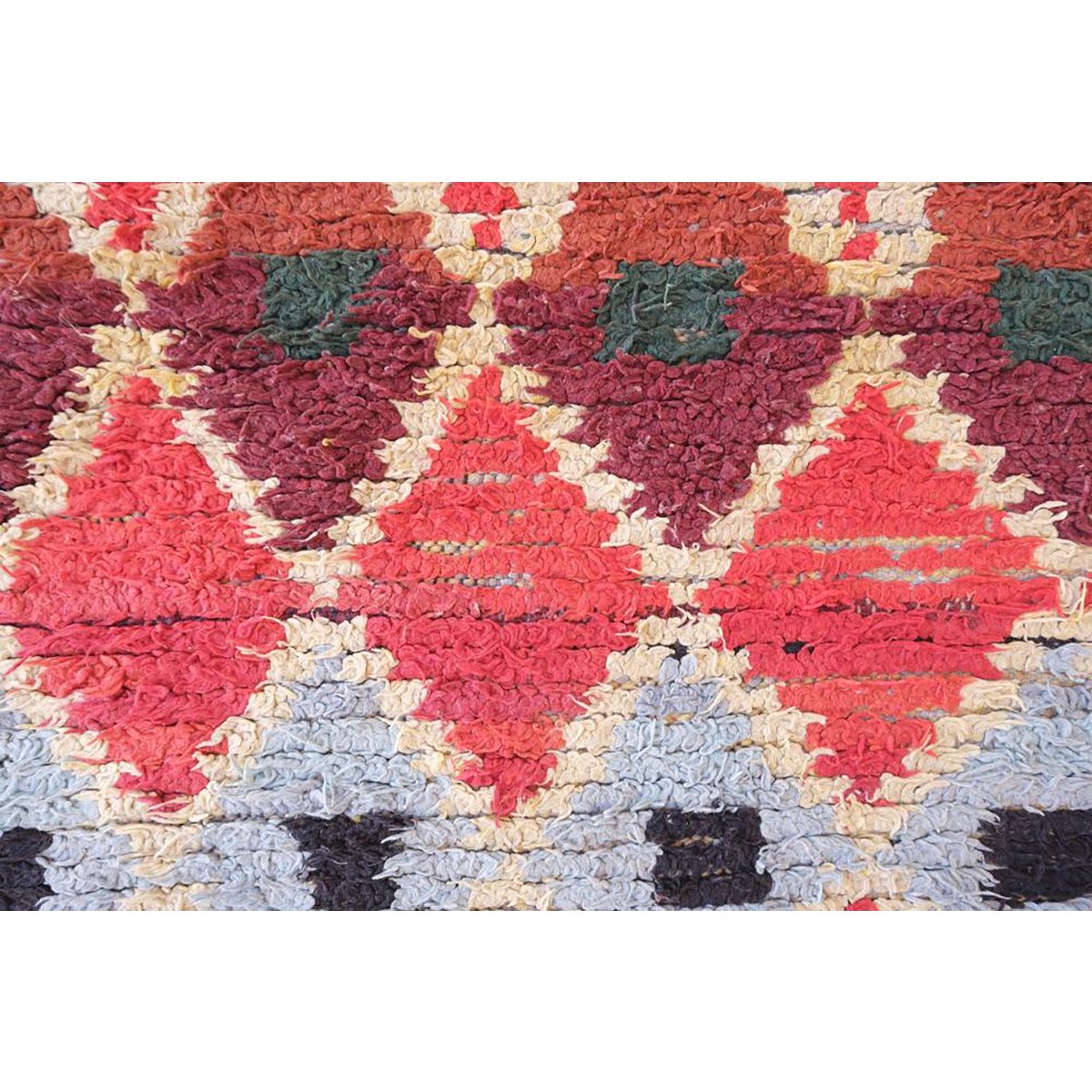 Vintage tribal Berber hallway rug 81 x 352 cm