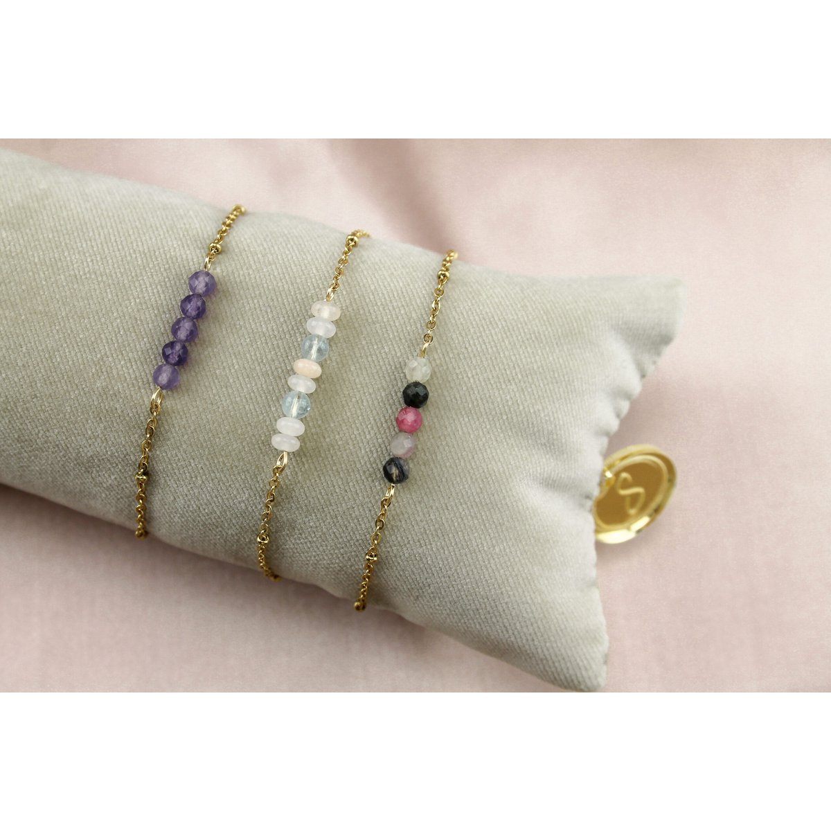 Bracelet Amethyst - Gold