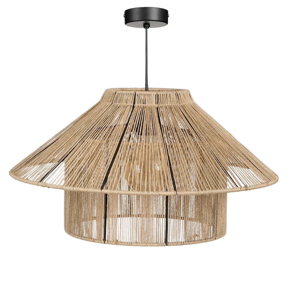 Hanging lamp Elsa Light brown