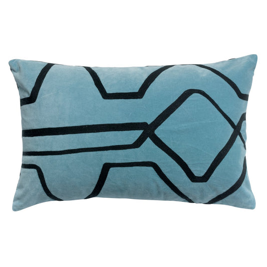 Quartz embroidered Fara cushion 40 x 65