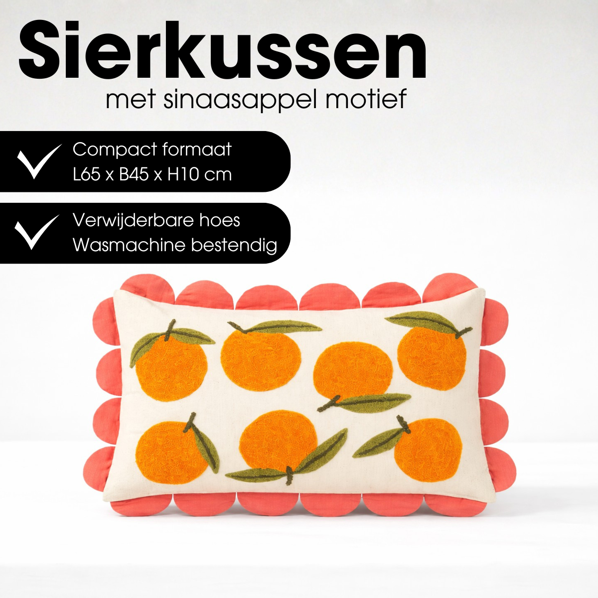 Decorative cushion Off-white