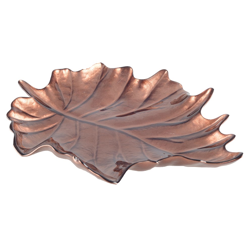 BROWN LEAF CUP 29.2X36X4CM