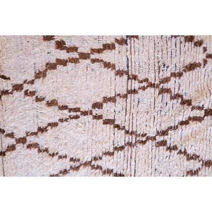 Pure wool Moroccan Berber rug 98 x 278 cm