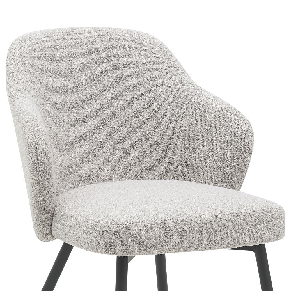 Dining room chair Kendra – Bouclé – Natural