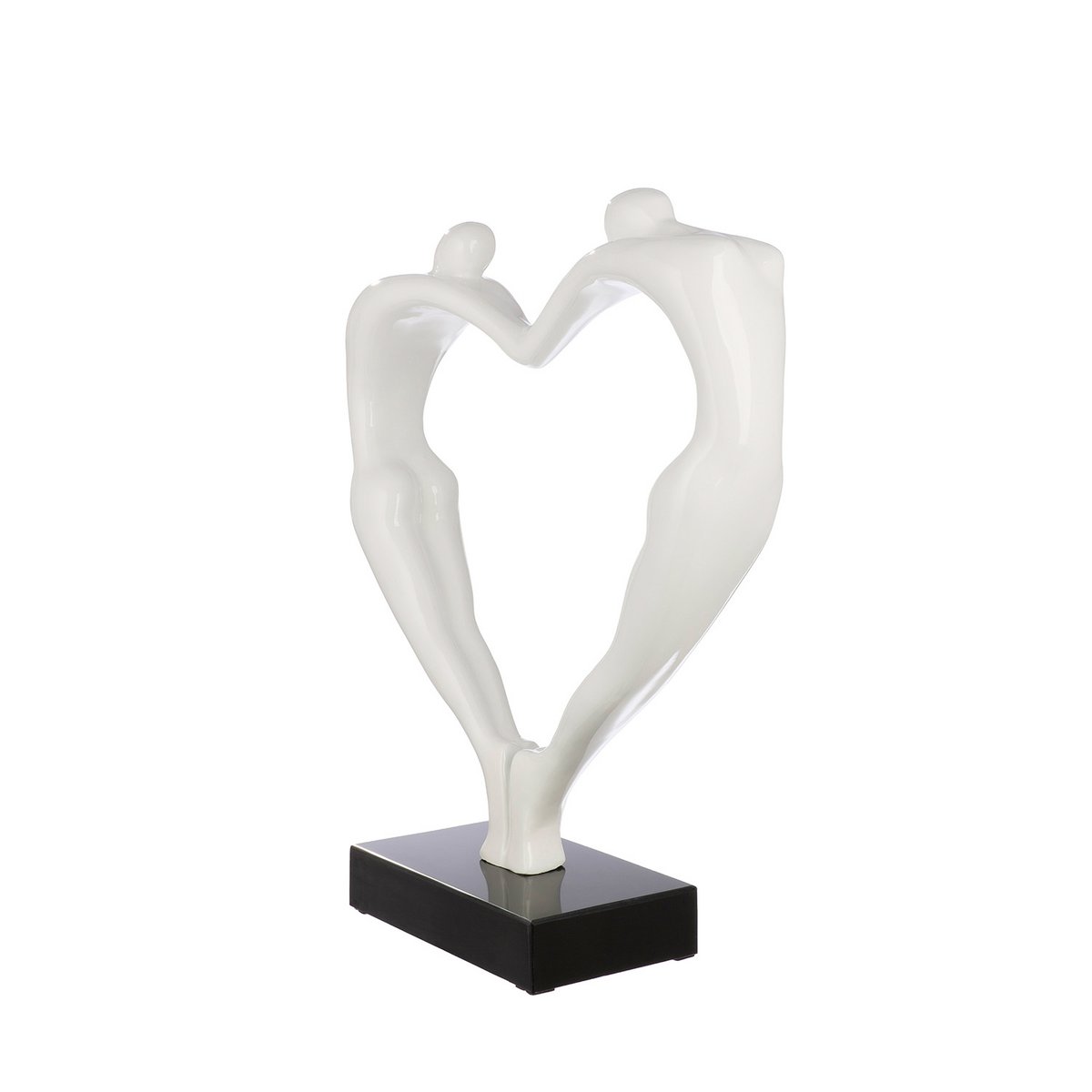 Sculpture heart pair of hearts H.55 cm