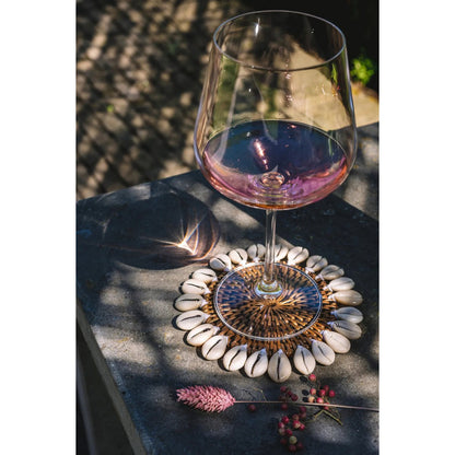 The Colonial Shell Coaster - Natural Brown