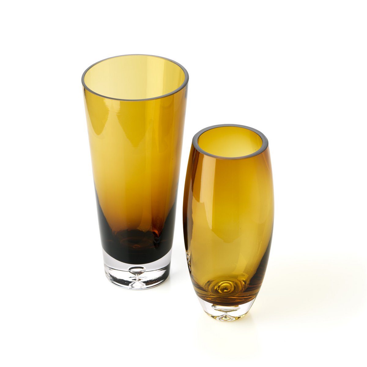 The Sunset Glow Vase - Brown Gold - L