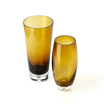 The Sunset Glow Vase - Brown Gold - L