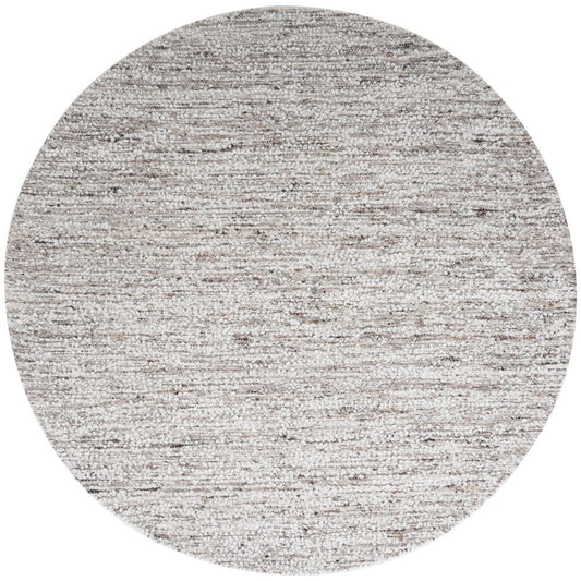 Rug Mica Natural/Brown Round ø200 cm