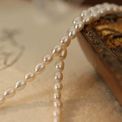 Timeless Pearl Beads Necklace with OT buckle