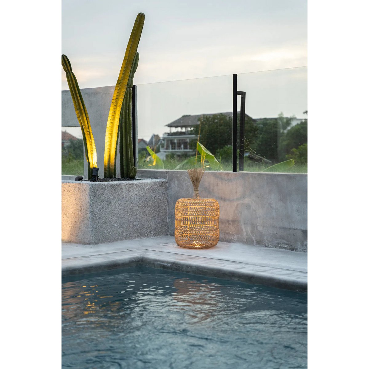 The Dumpling Floor Lamp - Pendant - Natural - L