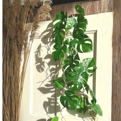 3 pcs. Monstera Artificial Garland 120cm (Garland)