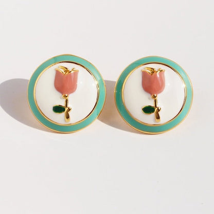 Romantic Tulip Earrings