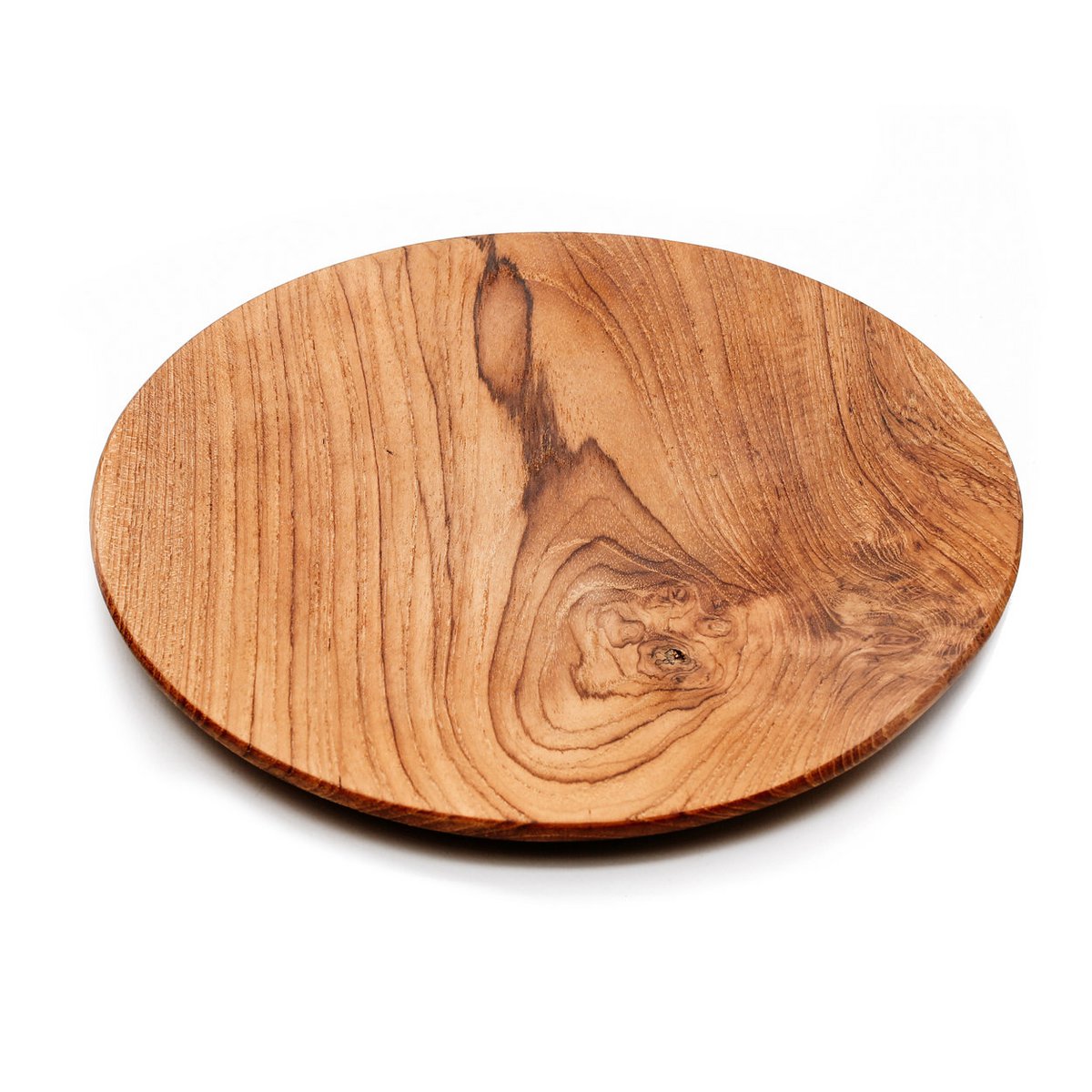 The Teak Root Round Plate - L