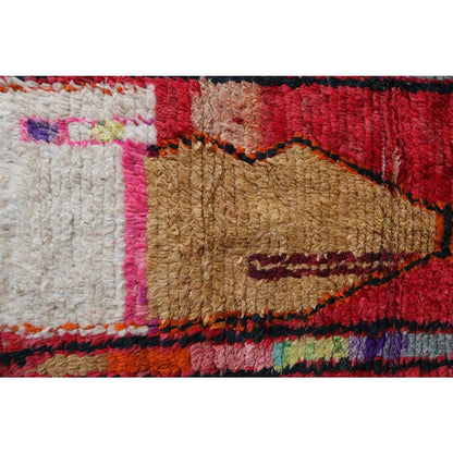 Pure wool Moroccan Berber hallway rug 67 x 344 cm