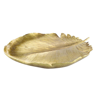 Decorative Cup Doree Leaf 38x29.5x4cm