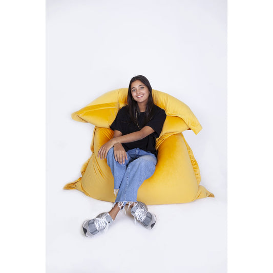 BEANBAG VELVET - old yellow