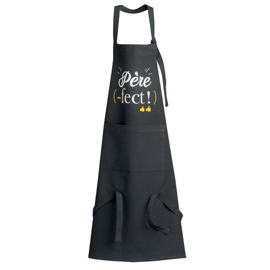 Father-fect recycled kitchen apron Black 72 x 90