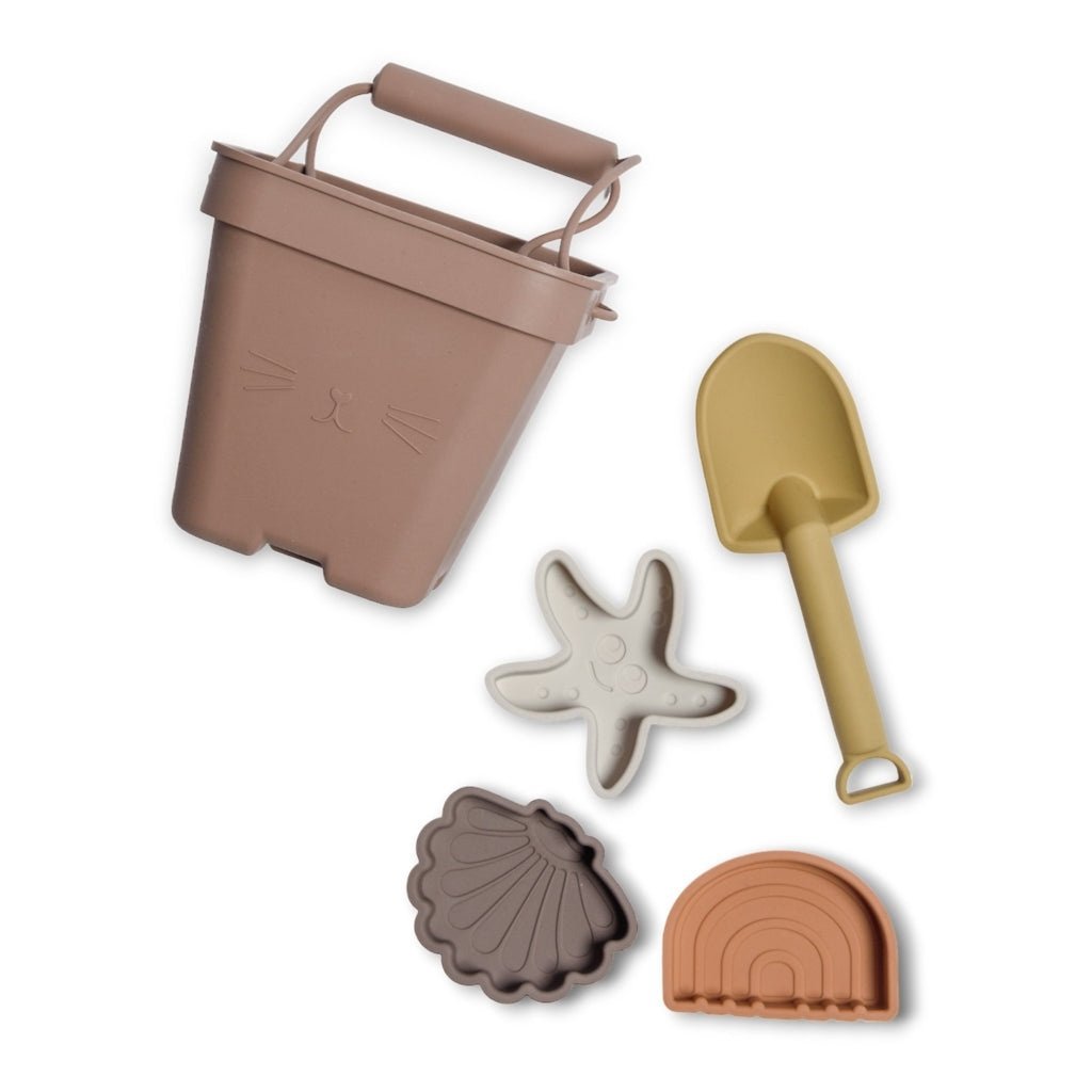 Millan silicone beach set-Brown color mix