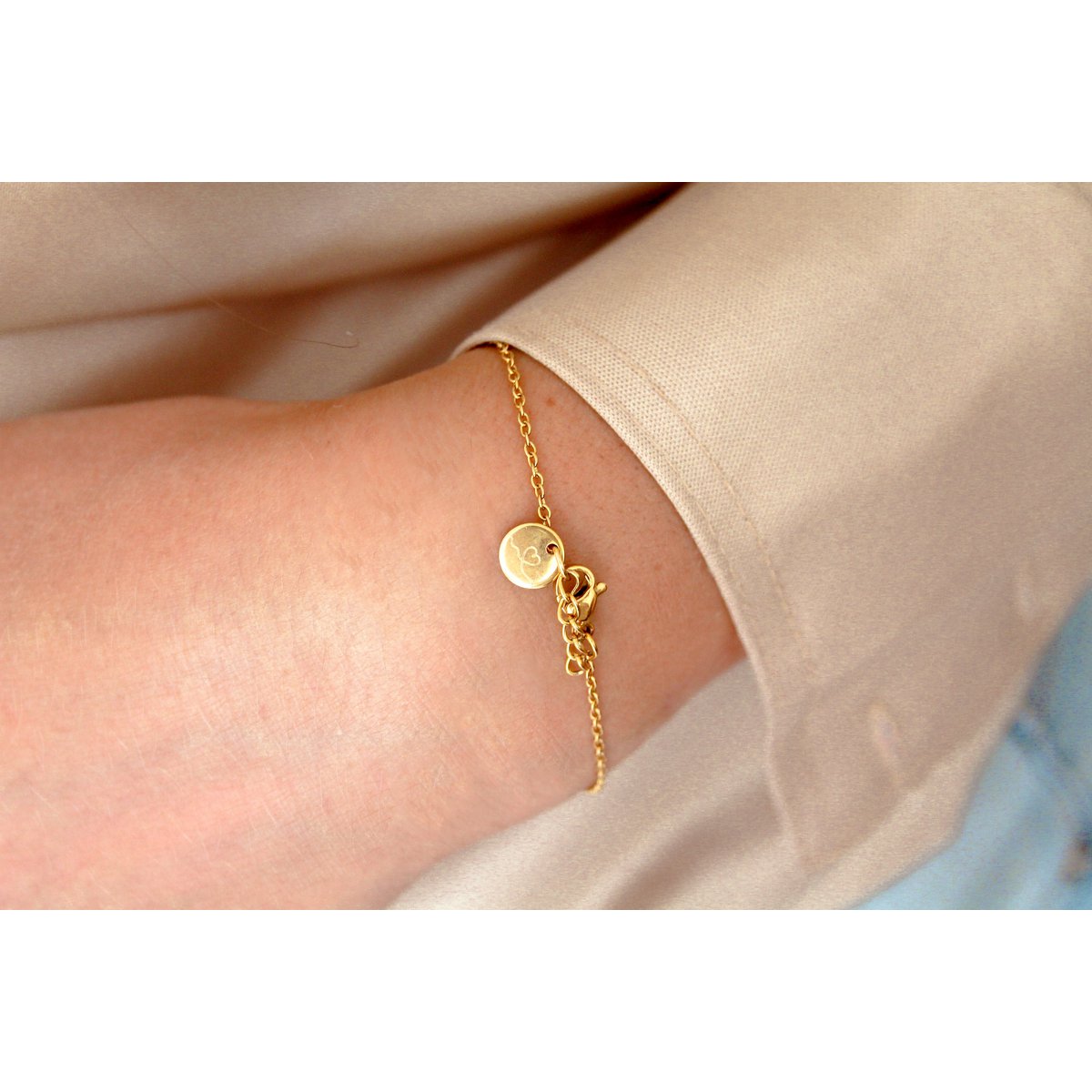 Bracelet Love Charm - Gold