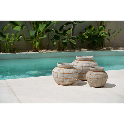 The Belly Vase - Concrete Natural - S