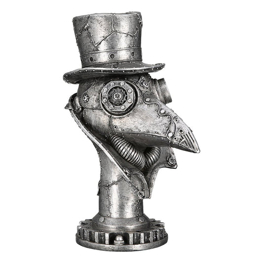 Sculpture "Steampunk Crow" Poly 23cm high