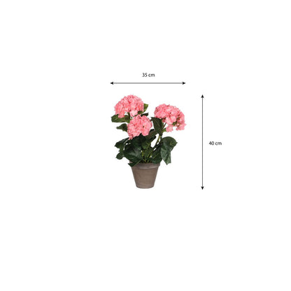 Artificial plant Hydrangea Pink