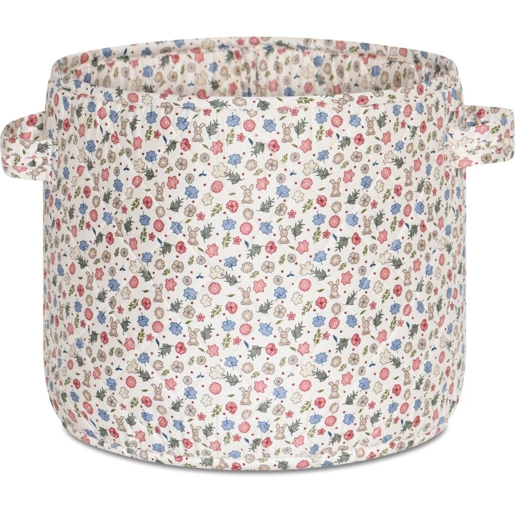 Hunter quilted storage basket-miniflower