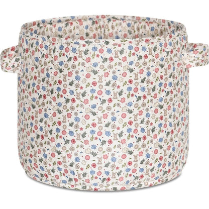Hunter quilted storage basket-miniflower