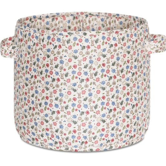 Hunter quilted storage basket-miniflower