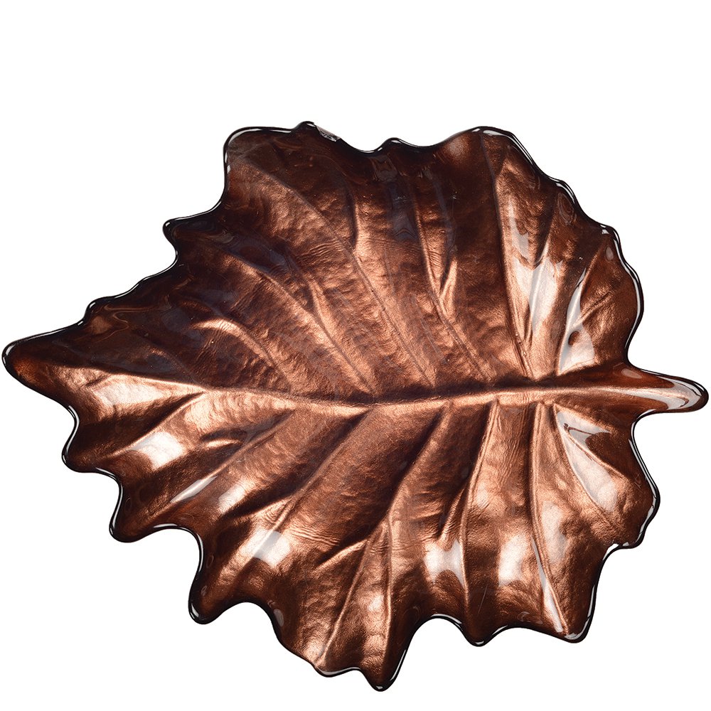 BROWN LEAF CUP 29.2X36X4CM