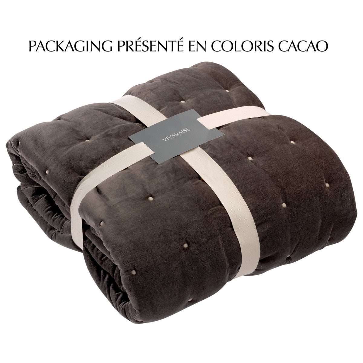 Plain throw Elise quilted finish But 240 x 260