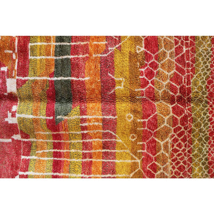 Pure wool Moroccan Berber rug 217 x 302 cm