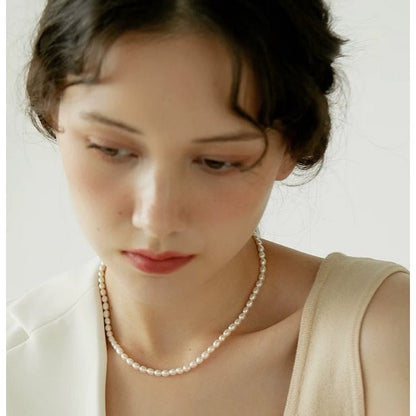 Timeless Pearl Beads Necklace with OT buckle