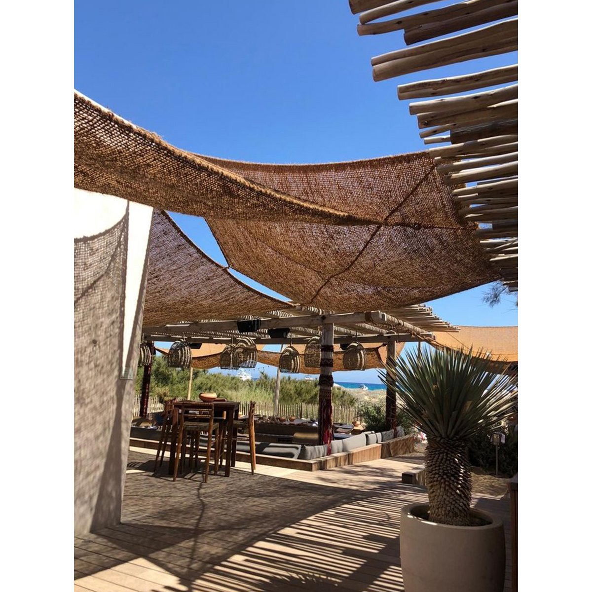 The Coco Shade Rectangular - Natural - 500x300