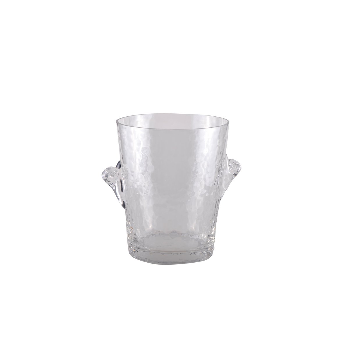 CHAMPAGNE BUCKET HAMMERED SMOKED GLASS
