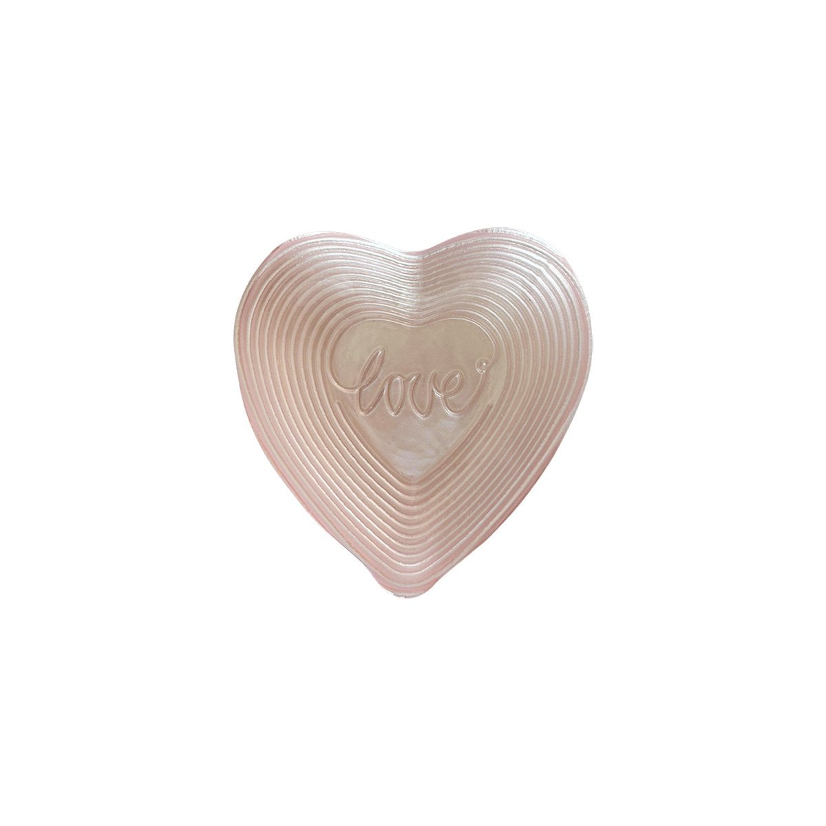 Pink heart cup 14x13x2cm