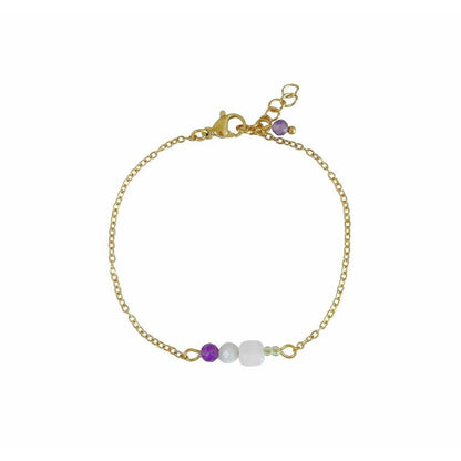 Harmony Gemstone Bracelet - Gold
