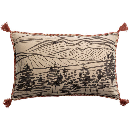 Dusko Siena embroidered cushion 40 x 65