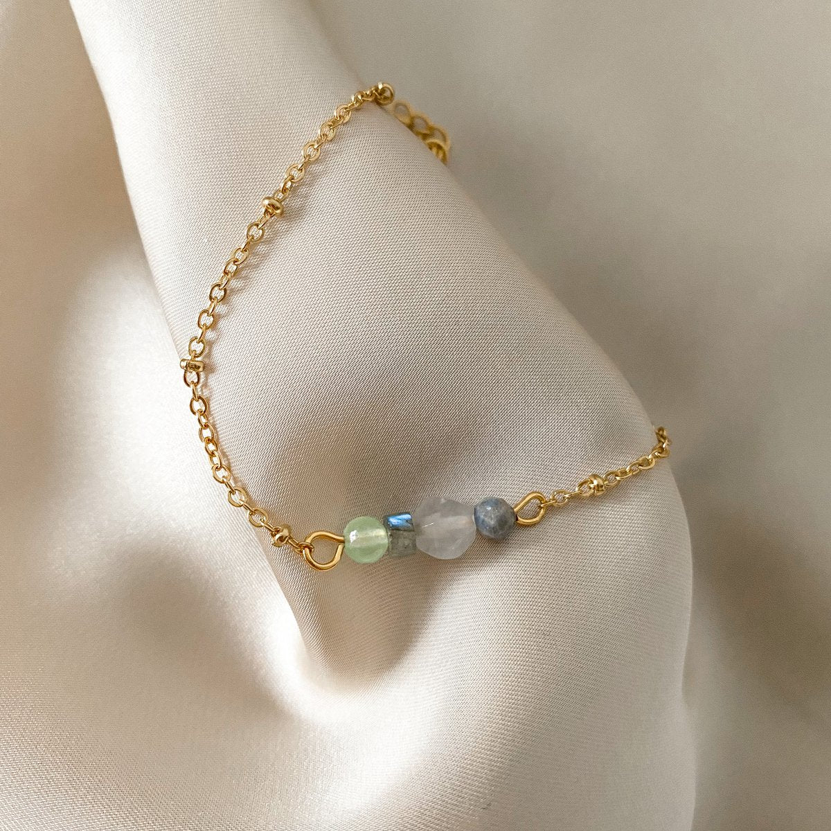 Gemstone Power Bracelet - Gold